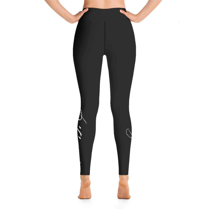 Womens High-waist Fitness Legging Yoga Pants - Diligence Script-3