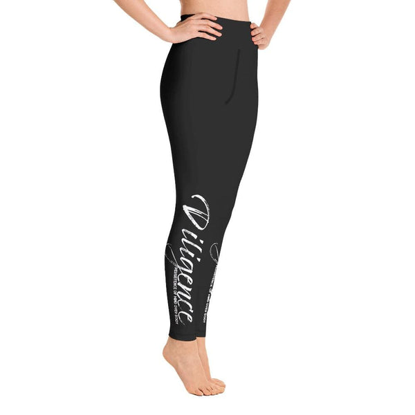 Womens High-waist Fitness Legging Yoga Pants - Diligence Script-0