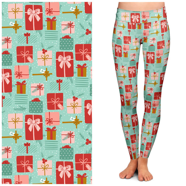 "All Wrapped Up" Buttery Soft Leggings by Lipstick & Chrome-0