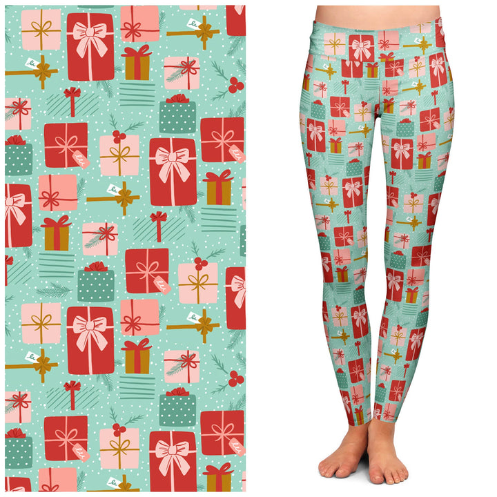 "All Wrapped Up" Buttery Soft Leggings by Lipstick & Chrome-0